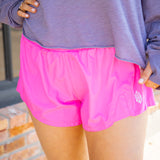 Carpe Diem Shorts, Fuchsia Flirt