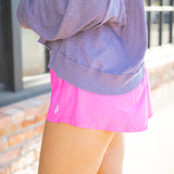 Carpe Diem Shorts, Fuchsia Flirt