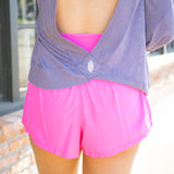 Carpe Diem Shorts, Fuchsia Flirt