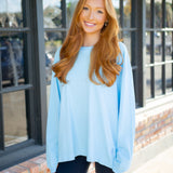 Hustle Layer Top, Bright Blue