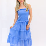 Nash Dress, Aurora Blue