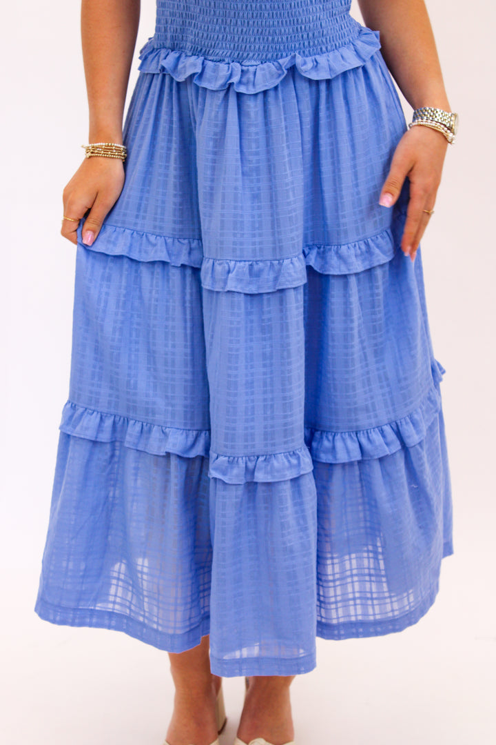 Nash Dress, Aurora Blue