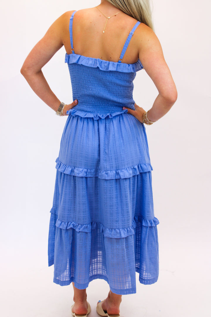 Nash Dress, Aurora Blue