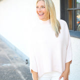 Boho Sweater, Ecru