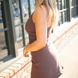 Cocoa Crush Mini Dress, Dark Brown