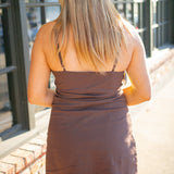 Cocoa Crush Mini Dress, Dark Brown