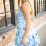 Fresh Picked Feelings Dress, Blue/Multi