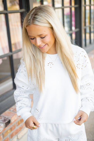 Lalo Pullover, True White