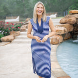 Kristen Maxi, Everyday Stripe Navy White