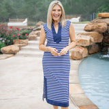 Kristen Maxi, Everyday Stripe Navy White