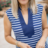 Kristen Maxi, Everyday Stripe Navy White