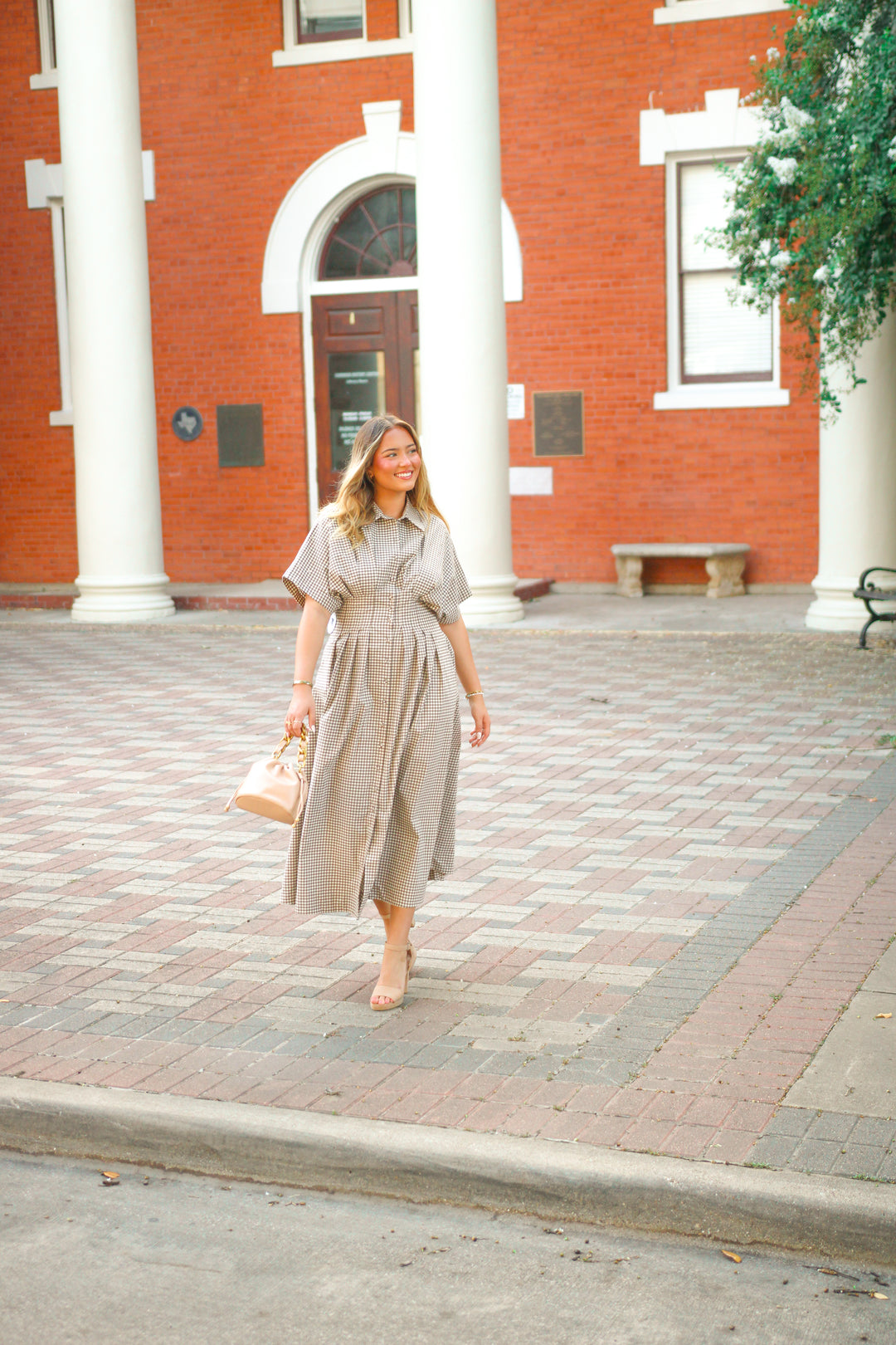 Dream Dress, Cream/Mink