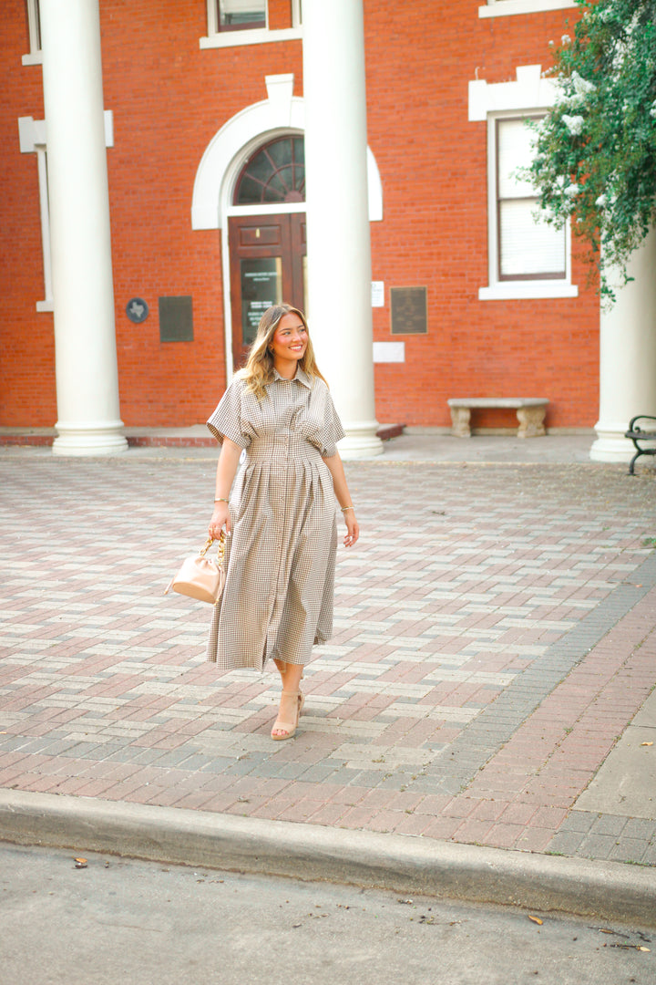 Dream Dress, Cream/Mink