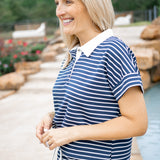 As Simple As That Top, Navy