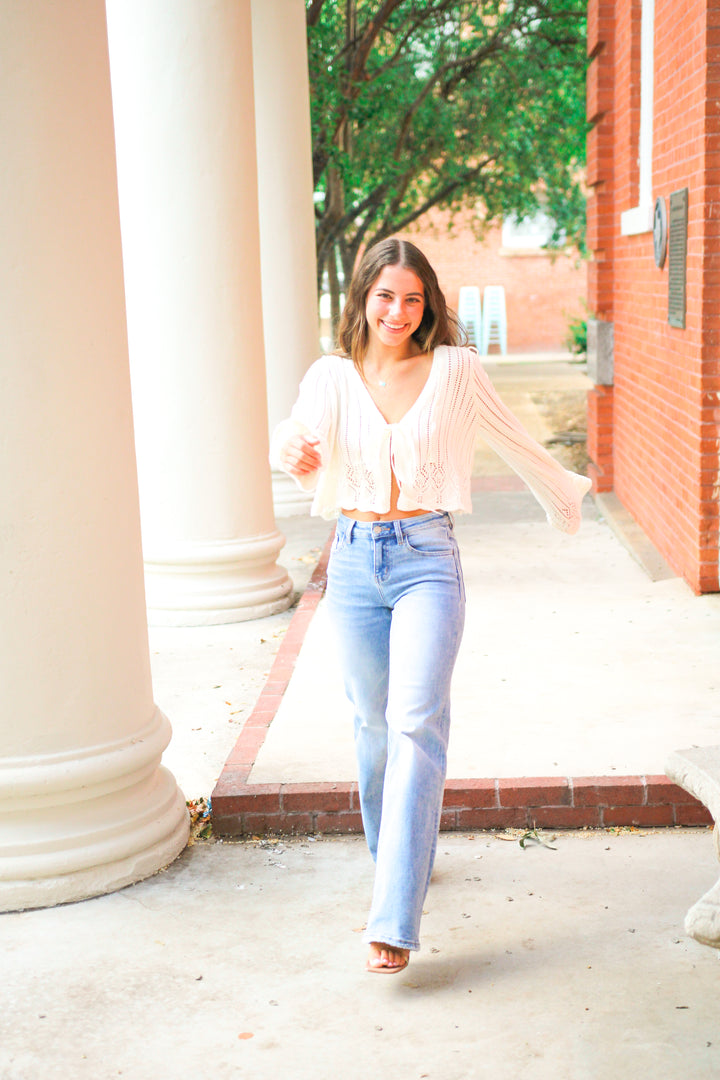 Every Special Moment Knit Top, Ivory