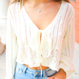 Every Special Moment Knit Top, Ivory