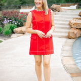 Rory Dress, Poppy Red