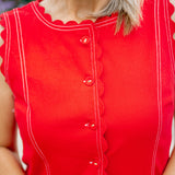 Rory Dress, Poppy Red