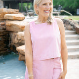 Fireworks Feeling Tank, Red/White