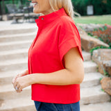 Picnic Break Top, Red