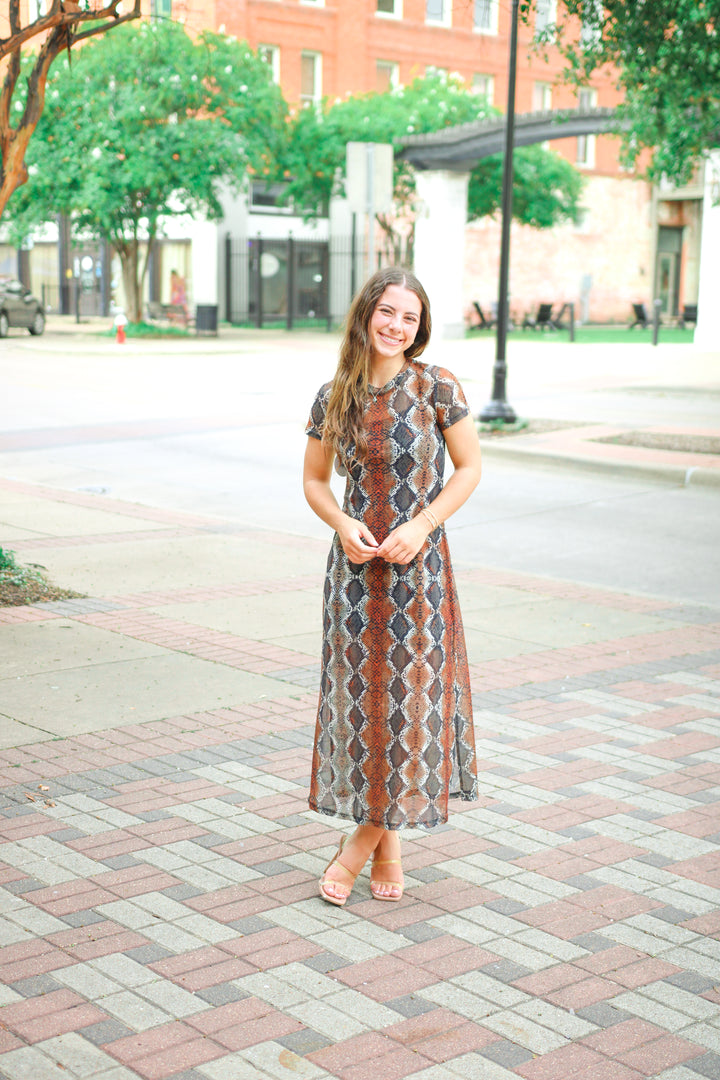 Nola Dress, Bronze