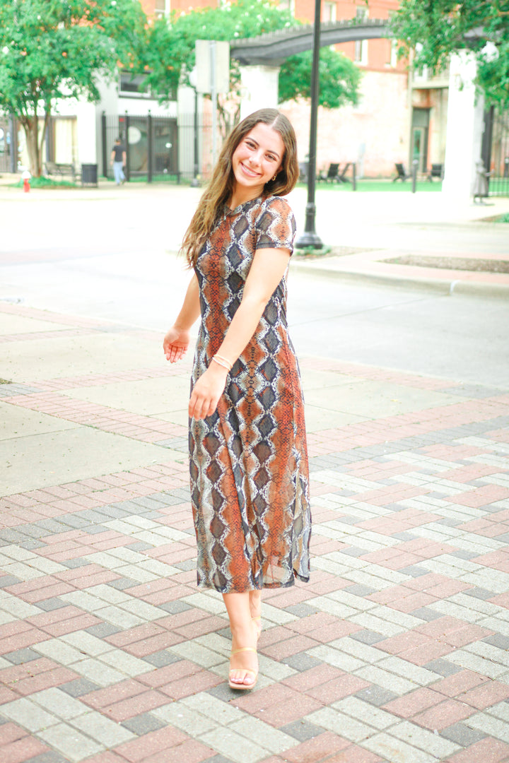 Nola Dress, Bronze
