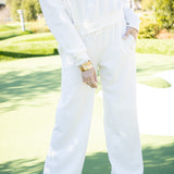 Downtown Wide Leg Sweatpant, Cloud