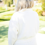 Downtown Half Zip Sweatshirt, Cloud