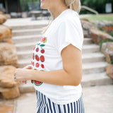 Fruit USA Flag Tee, White
