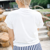 Fruit USA Flag Tee, White