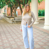 Tilly Long-Sleeve Cardi, Fallen Rock