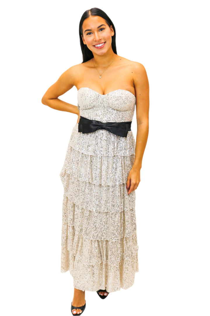Stars Aligned Sequin Maxi Dress