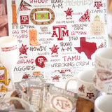 Texas A&M Tempered Glass Board