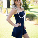 Contrasting Ideas Active Dress, Navy