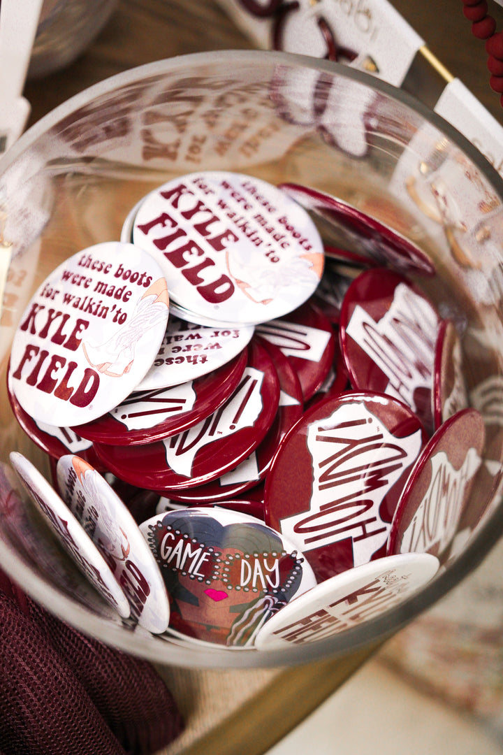 Assorted Game Day Buttons