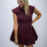 Dyanne Dress, Wine