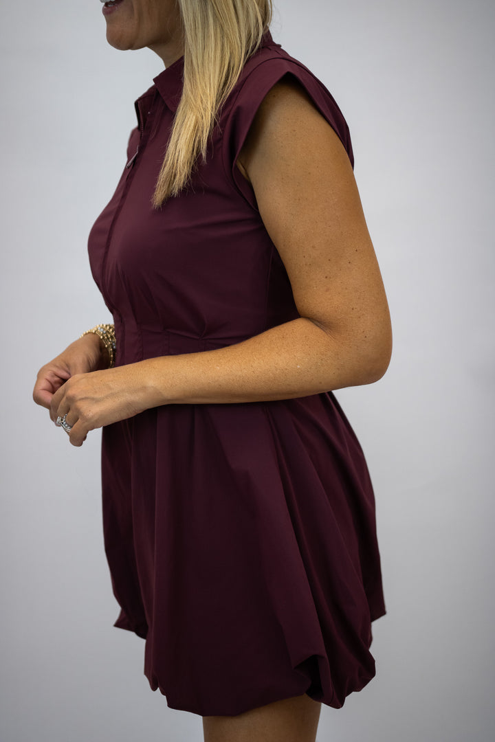 Dyanne Dress, Wine