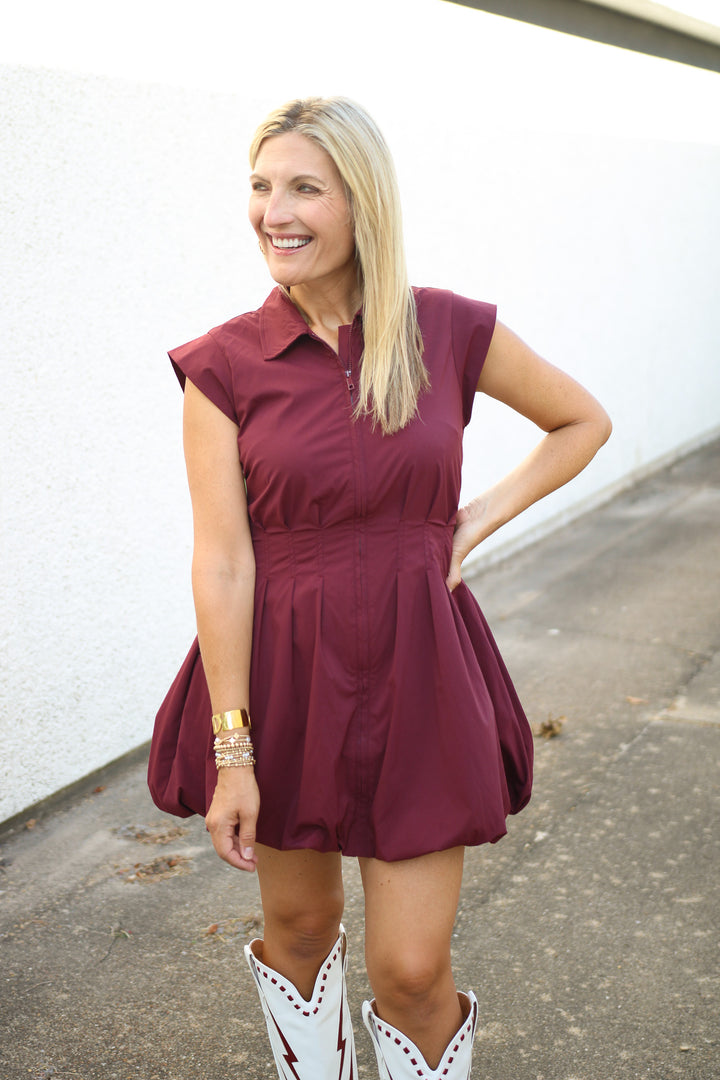 Dyanne Dress, Wine