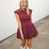 Dyanne Dress, Wine