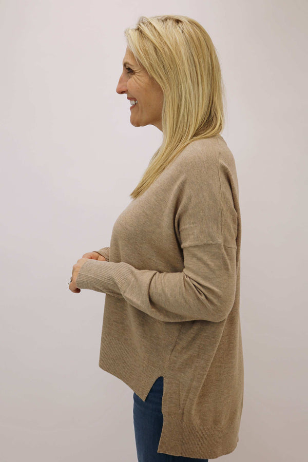 Wagner Top, Taupe