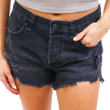 Now Or Never Denim Shorts, Zodiac