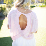 My Time Tee, Powder Pink