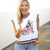 Texas A&M Full Sequin Mascot Tank