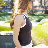 Everyday Motion Tank, Espresso/White