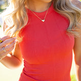 So Soft Seamless Modal Tank, Atlas Red