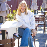 Early Blue Bloom Cardigan, Blue