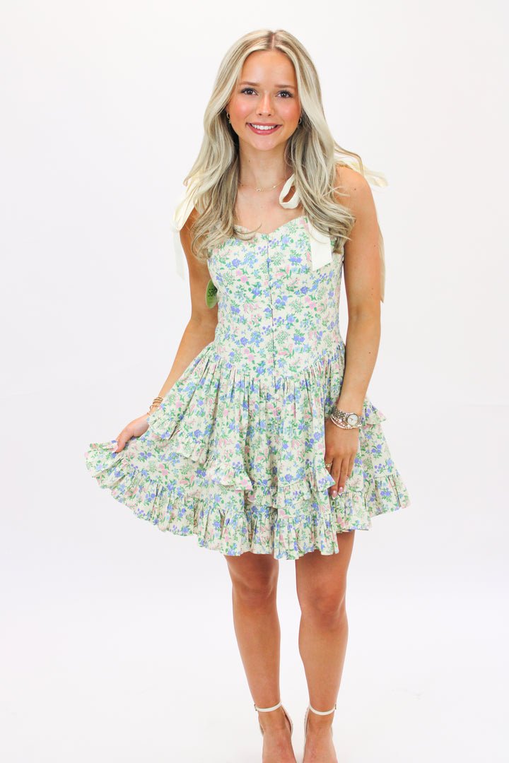 Wildflowers Promise Dress, Lavender