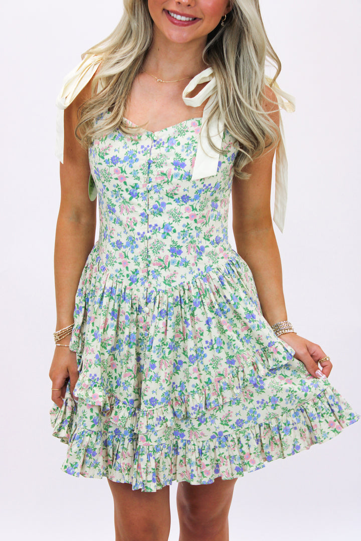 Wildflowers Promise Dress, Lavender
