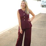 Howdy Honey Pants, Maroon