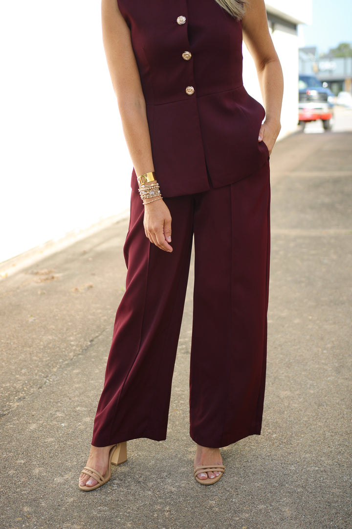 Howdy Honey Pants, Maroon